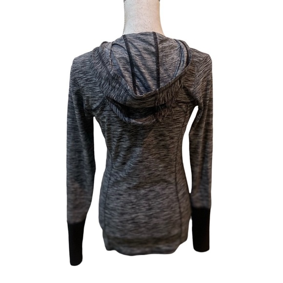 RBX performance athletic hoodie gray heathered Overstitching thumb hole small - Picture 9 of 14
